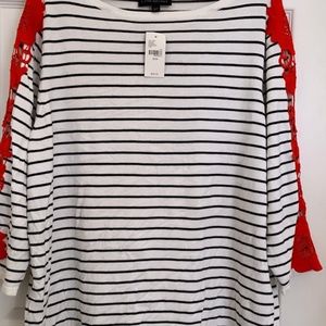 Lane Bryant Striped Tunic